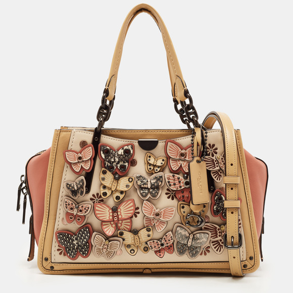 Coach Bags Coach Multicolor Leather Butterfly Applique Dreamer